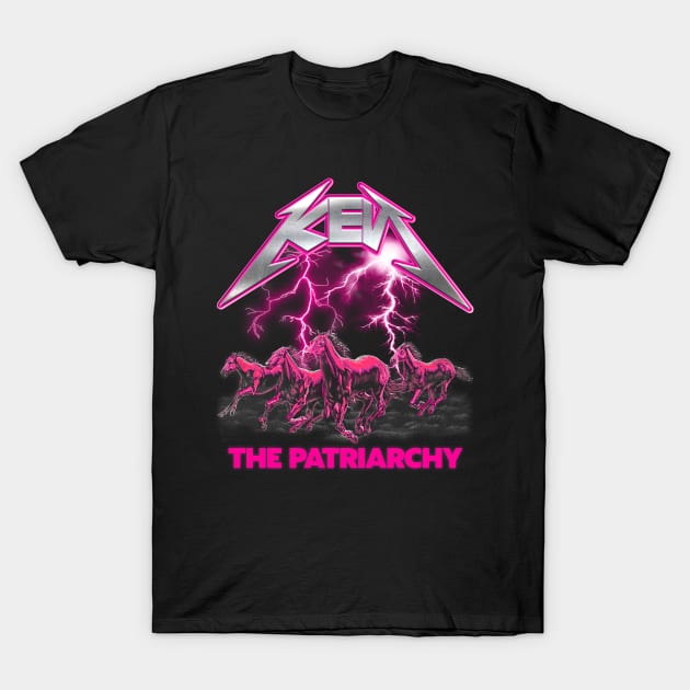 Ken - Patriarchy Is About Horses T-Shirt by darklordpug